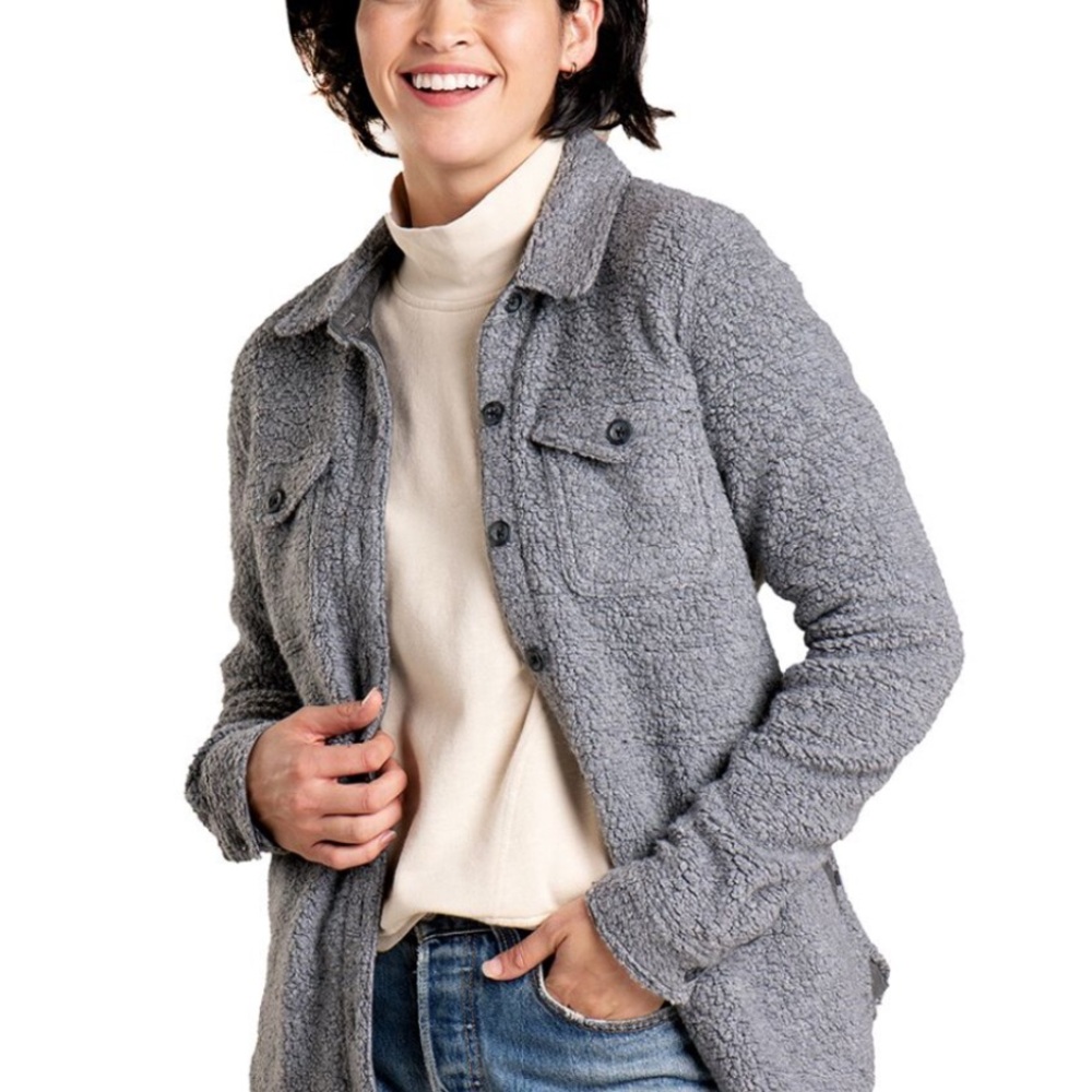 Toad&Co Telluride Sherpa Shirt Jacket, size M